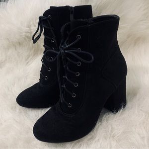 Black booties! Size 7